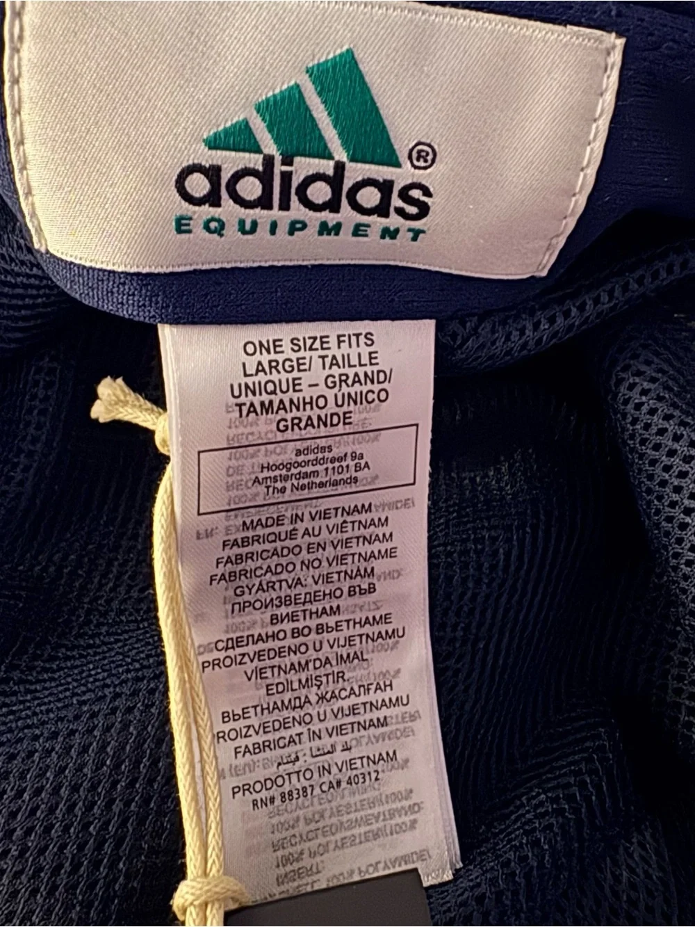 Adidas Originals EQUIPMENT Running  Cap Hat Lightweight Green/Blue Unisex OSFL